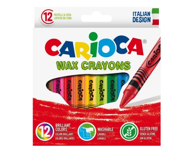 Rasvakriidid CARIOCA 12 värvi
