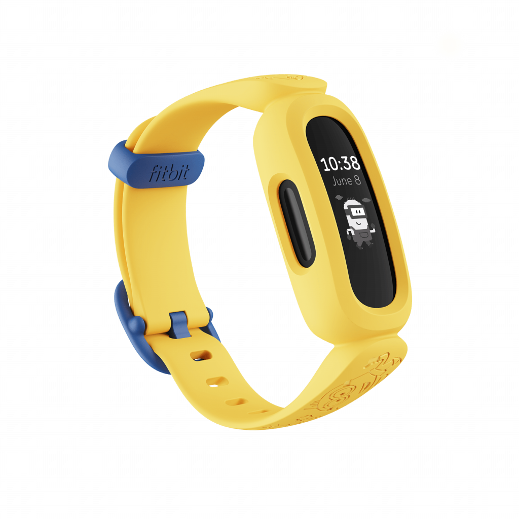 Fitbit Ace 3 Fitness tracker, PMOLED, Heart rate monitor, Waterproof, Bluetooth, Black/Minions Yellow