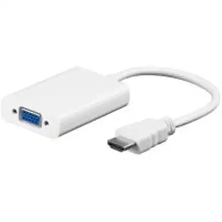 Goobay | HDMI/VGA adapter, nickel plated | 68793 | Black | HDMI male (type A) | VGA female (15-pin)