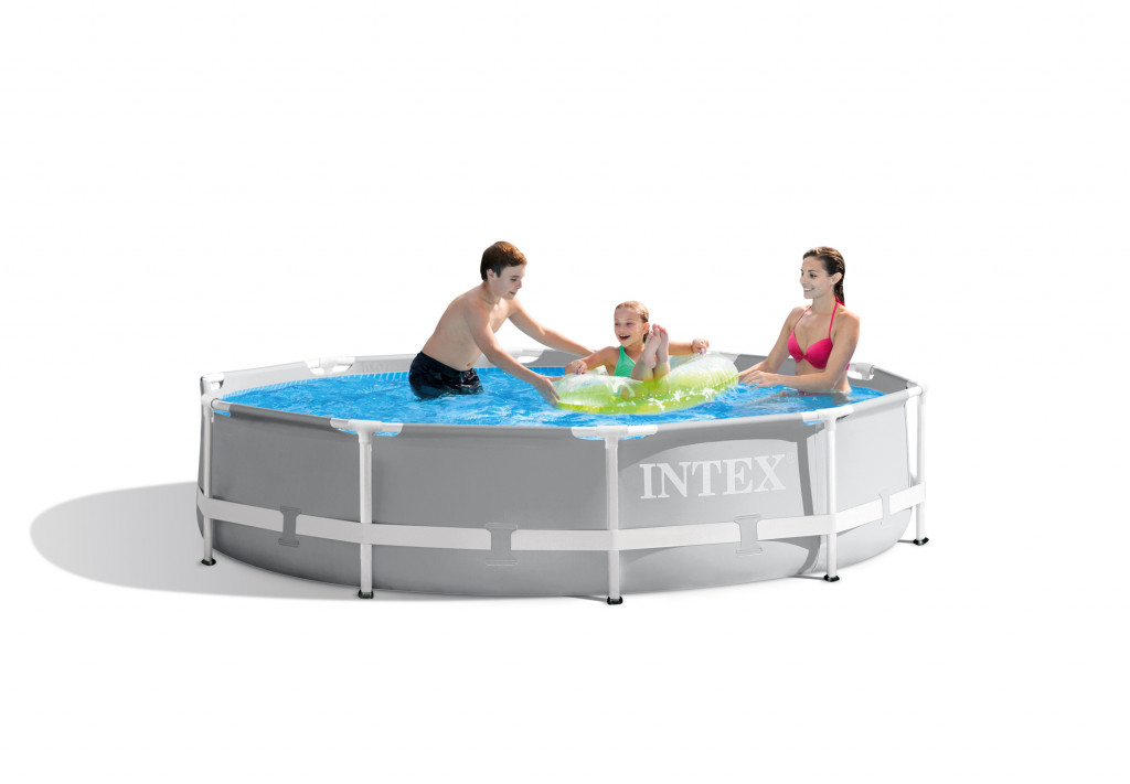 Intex Prism Frame Premium Pool Grey, 305x76  cm