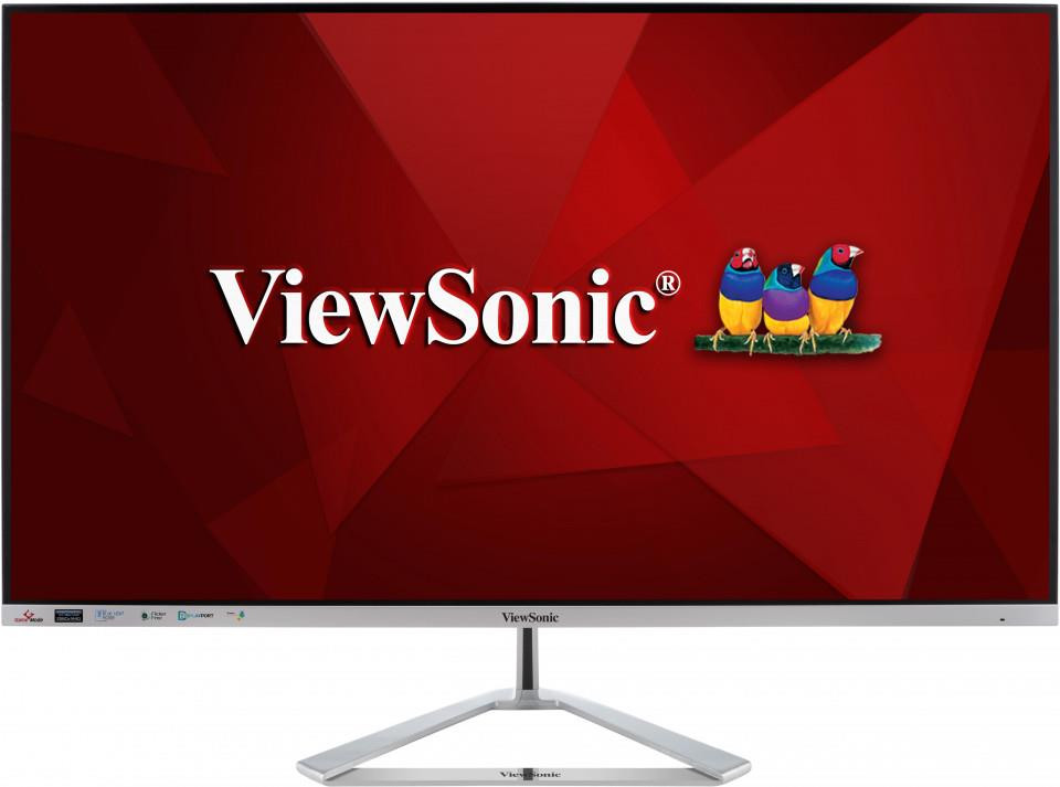 Viewsonic VX Series VX3276-2K-mhd-2 PC lamekuvar 81,3 cm (32") 2560 x 1440 pikslit Quad HD LED Hõbe