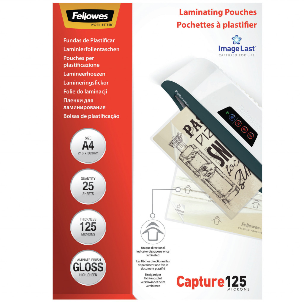 Fellowes Laminating Pouch  A4, Clear