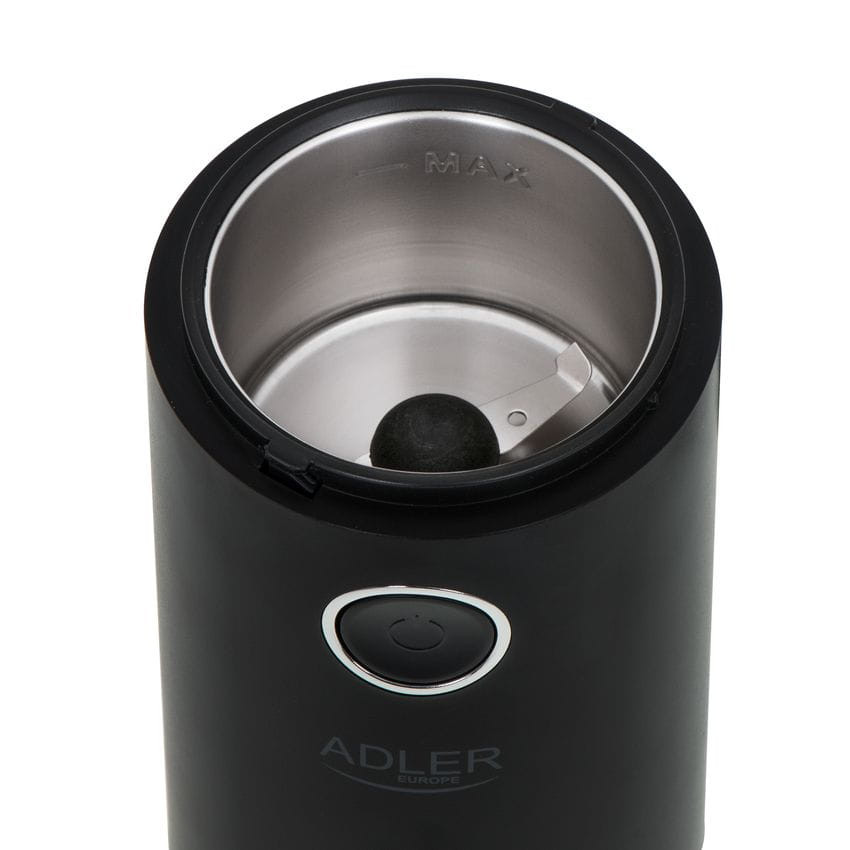 Adler | AD4446bs | Coffee grinder | 150 W | Coffee beans capacity 75 g | Lid safety switch | Number of cups  pc(s) | Black