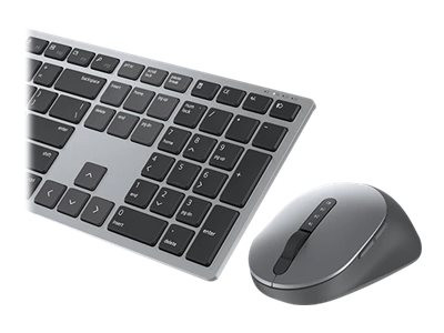 Dell | Premier Multi-Device Keyboard and Mouse | KM7321W | Keyboard and Mouse Set | Wireless | Batteries included | EE | Titan grey | Wireless connection