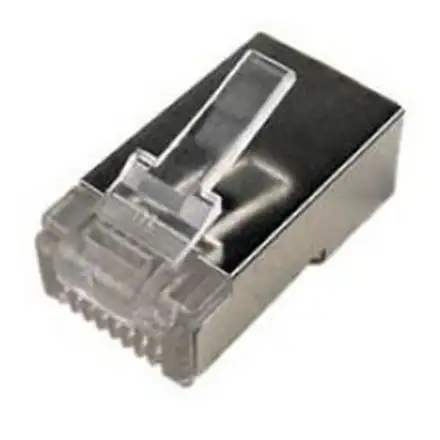 MP0003 | CAT5e Modular PlugSuitable for 8P8C Round CableConnector shieldedGold-plated contacts