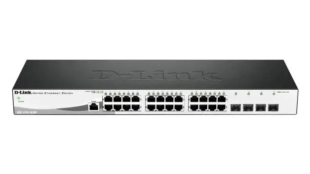 D-Link | Metro Ethernet Switch | DGS-1210-28/ME | Managed L2 | Rack mountable | Gigabit Ethernet (copper) ports quantity 24 | SFP ports quantity 4 | Power supply type Single | 24 month(s)