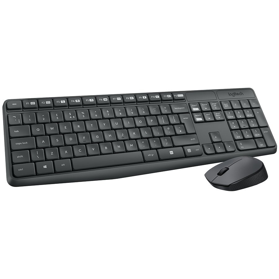 LOGITECH MK235 Wireless Combo - GREY - NORDIC