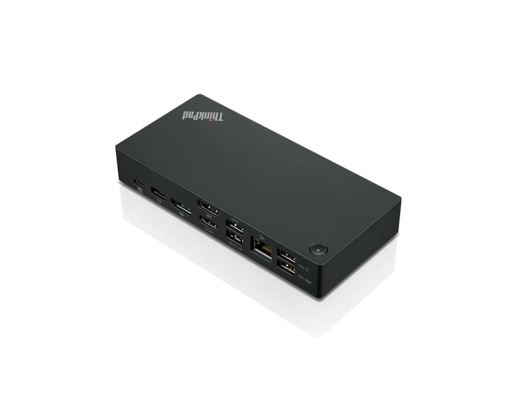 Lenovo | ThinkPad Universal USB-C Dock - EU | Docking station | Ethernet LAN (RJ-45) ports 1 | VGA (D-Sub) ports quantity 1 | DisplayPorts quantity 2 | USB 3.0 (3.1 Gen 1) Type-C ports quantity 1 | USB 3.0 (3.1 Gen 1) ports quantity 3 | USB 2.0 ports quantity 2 | HDMI ports quantity 1 | Warranty 36 month(s)