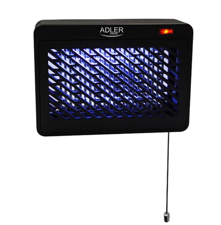 Adler | Mosquito killer lamp UV | AD 7938 | 9 W | Lures with UV light, electrocute insects with high voltage, stores dead insects for disposal; Safe for humans and animals - works without the use of chemicals, without releasing harmful substances; Effective protection against: mosquitoes, flies, wasps and moths; Solid construction made of high qual