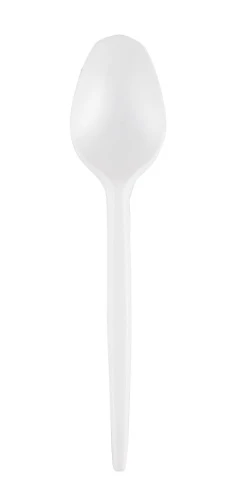 Lusikad, SUPERIOR,  plastik,  PS, valge, korduvkasutatav 17 cm, 50 tk