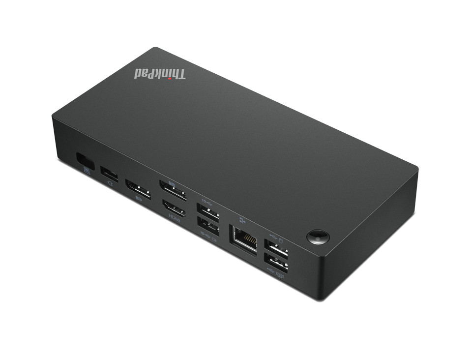Lenovo ThinkPad Universal USB-C Dock Juhtmega ühendatud USB 3.2 Gen 1 (3.1 Gen 1) Type-C Must