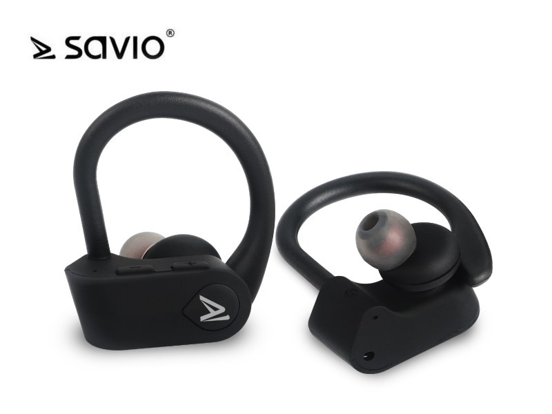 Headphones Bluetooth wireless BT 5.0 with microphone Savio TWS-03