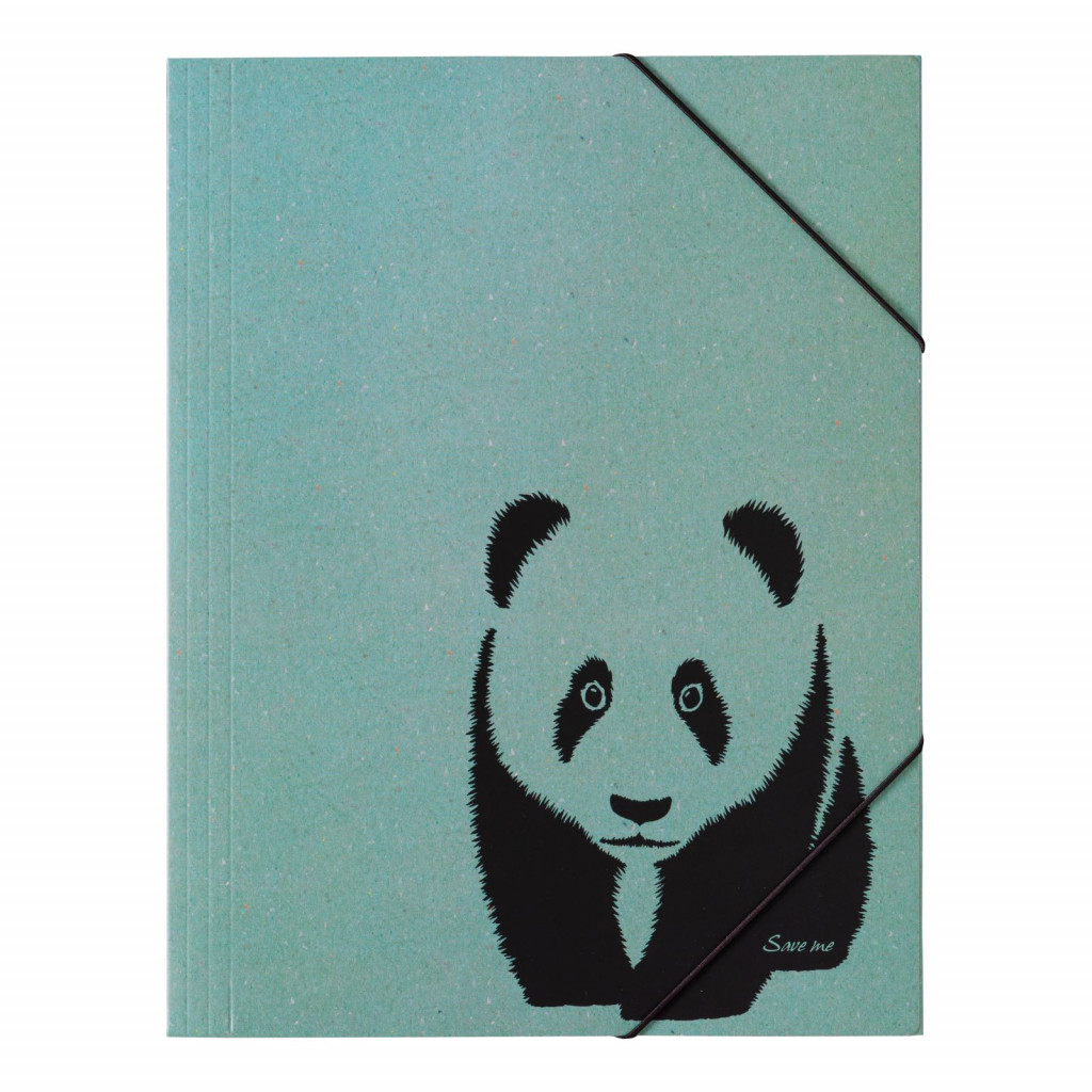 Kaust PAGNA Panda, A4, kummiga, roheline