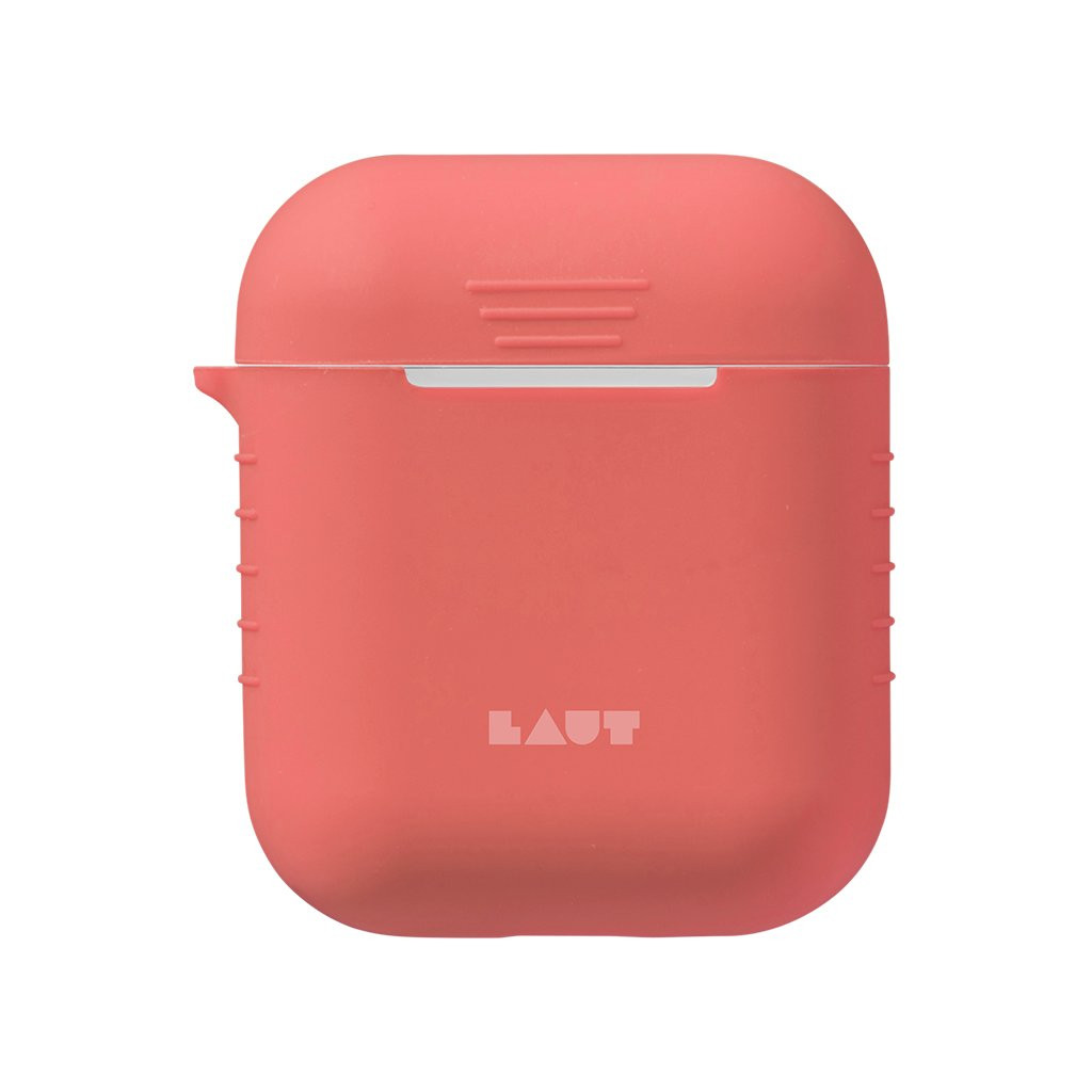 LAUT for AirPods Charging Case POD Coral (Pink), Silicone rubber, Slim Protective Case