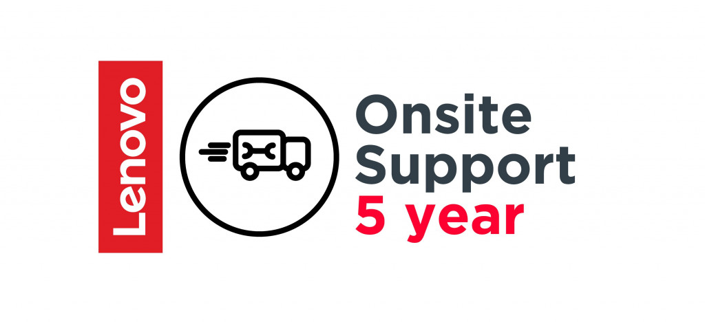 Lenovo 5 Year Onsite Support (Add-On) 1 litsents(i) 5 aasta(t)