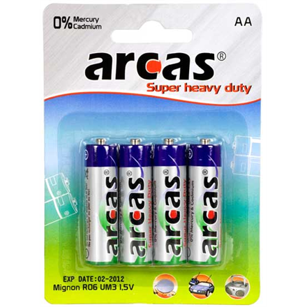 Arcas AA/R6 Super Heavy Duty 4 pc(s)