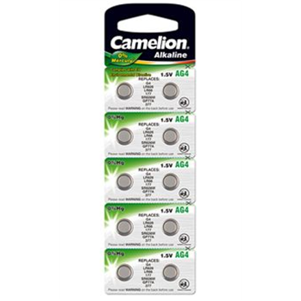Camelion AG4/LR66/LR626/377 Alkaline Buttoncell 10 pc(s)