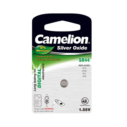 Camelion SR44/G13/357, Silver Oxide Cells
