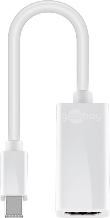 Goobay Mini DisplayPort/HDMI adapter cable 1.1 51729 White
