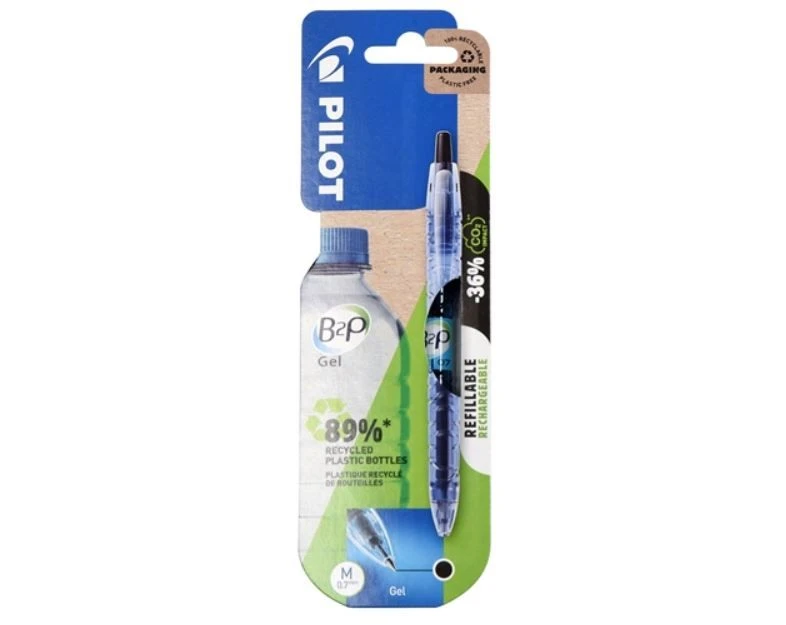 Geelpliiats PILOT GEL, 0,7 mm, must