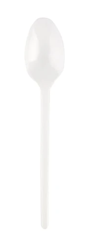 SUPERIOR Teelusikad, plastik, PS, valge, korduvkasutatav 12,5 cm, 50 tk (kogus 3 tükki)