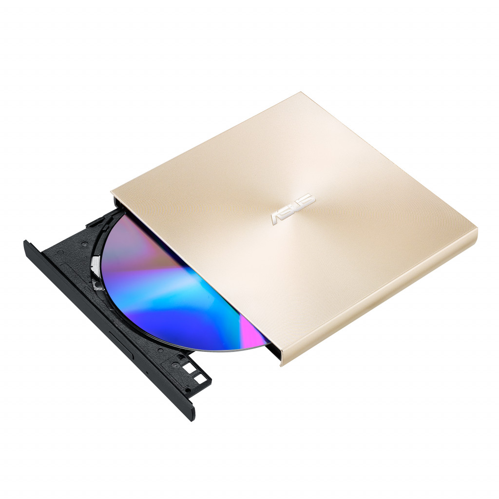 Asus ZenDrive U8M (SDRW-08U8M-U)  Interface  USB Type-C, DVD±RW, CD read speed 24 x, CD write speed 24 x, Gold