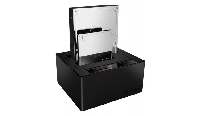 Raidsonic Icy Box IB-121CL-C31 CloneStation for 2x HDD/SSD with USB 3.1 (Gen 2) Type-C