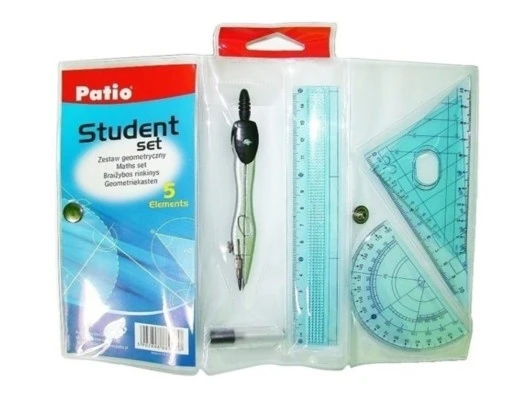 Joonestustarvikute komplekt PATIO Student, 5 tk