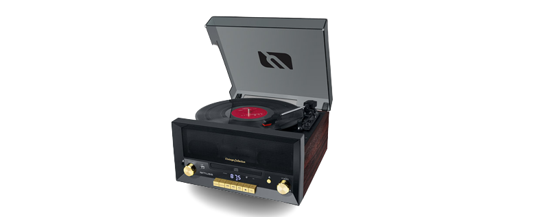 Muse Turntable Micro System With Vinyl Deck MT-112 W USB port