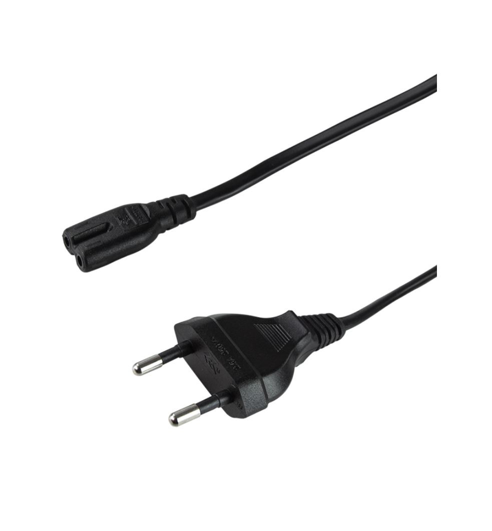 Logilink Power cord  CEE 7/16 to C7, 1.8 m, Black
