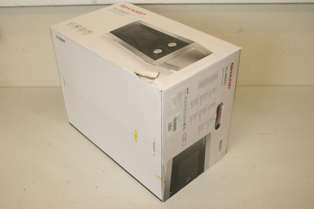 SALE OUT. Sharp YC-MS01E-S Microwave oven, 20 L capacity, 800 W, Stainless steel | Sharp | Microwave Oven | YC-MS01E-S | Free standing | 20 L | 800 W | Silver | DAMAGED PACKAGING