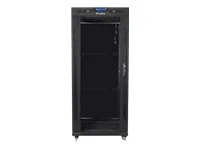 LANBERG rack cabinet 27U 600x600 glass