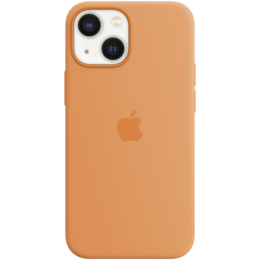 iPhone 13 mini Silicone Case with MagSafe - Marigold, Model A2705