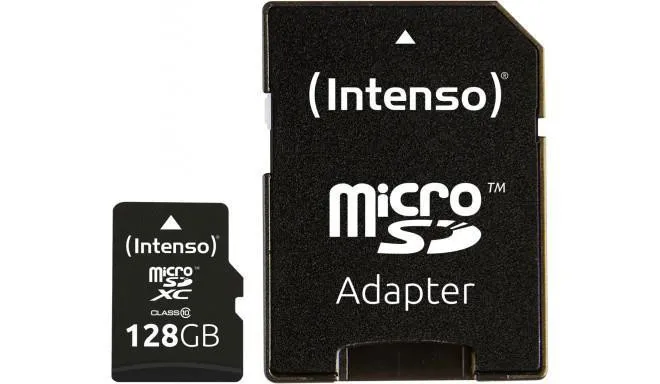 MEMORY MICRO SDXC 128GB C10/W/ADAPTER 3433491 INTENSO