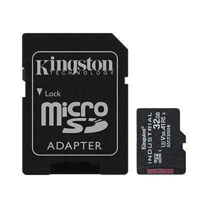 Kingston Technology Industrial 32 GB MiniSDHC UHS-I Klass 10