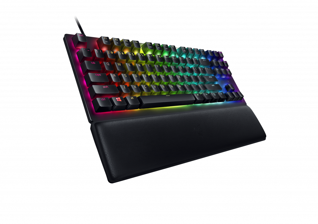 Razer | Huntsman V2 Tenkeyless | Gaming keyboard | Optical Gaming Keyboard | RGB LED light | US | Black | Wired | Clicky Purple Switch