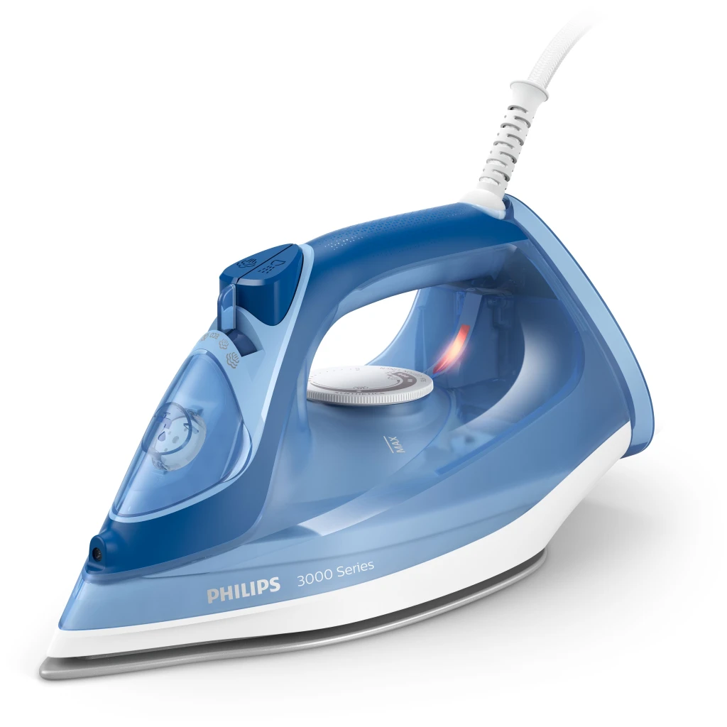Philips | Iron | DST3031/20 | Steam Iron | 2400 W | Water tank capacity 300 ml | Continuous steam 40 g/min | Steam boost performance 180 g/min | Dark Blue