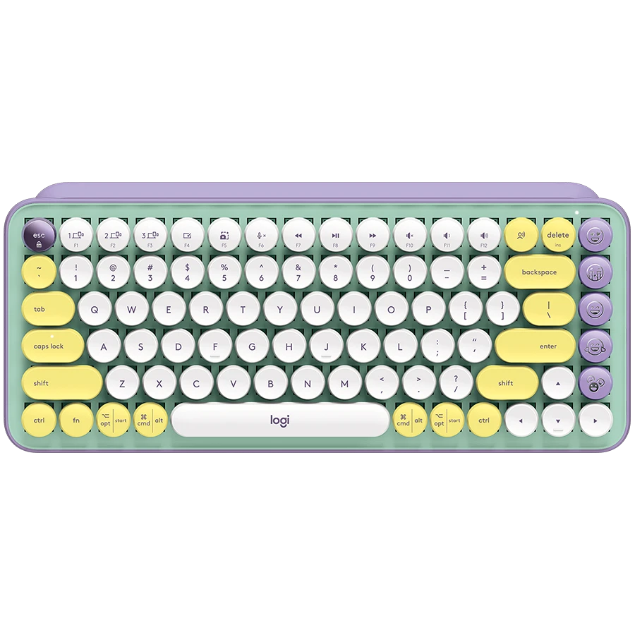 LOGITECH POP Keys Bluetooth Mechanical Keyboard - DAYDREAM MINT - RUS