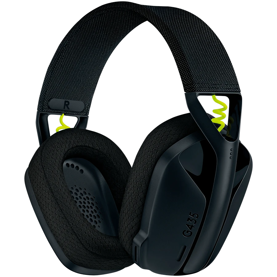 LOGITECH G435 LIGHTSPEED Wireless Gaming Headset - BLACK