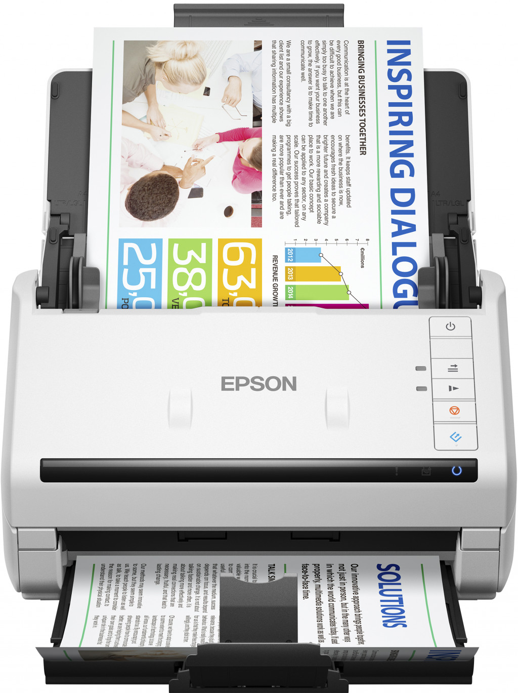 Epson DS-770 II Poogna-skänner 600 x 600 DPI A4 Valge