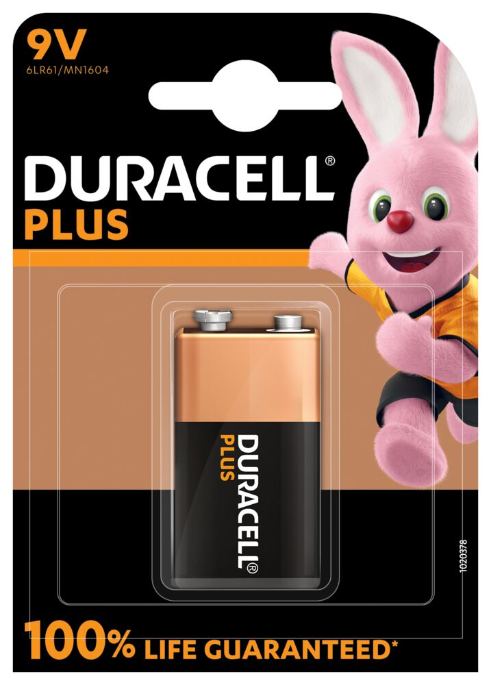 Duracell | Plus MN1604 | 9V | Alkaline | 1 pc(s)