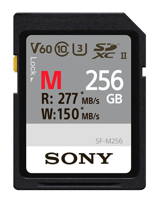 Atminties kortelė Sony SDXC Professional 256GB Class 10 UHS-II Sony | SF-M Series UHS-II SDXC Memory Card | SFG2M | 256 GB | SDXC | Flash memory class 10