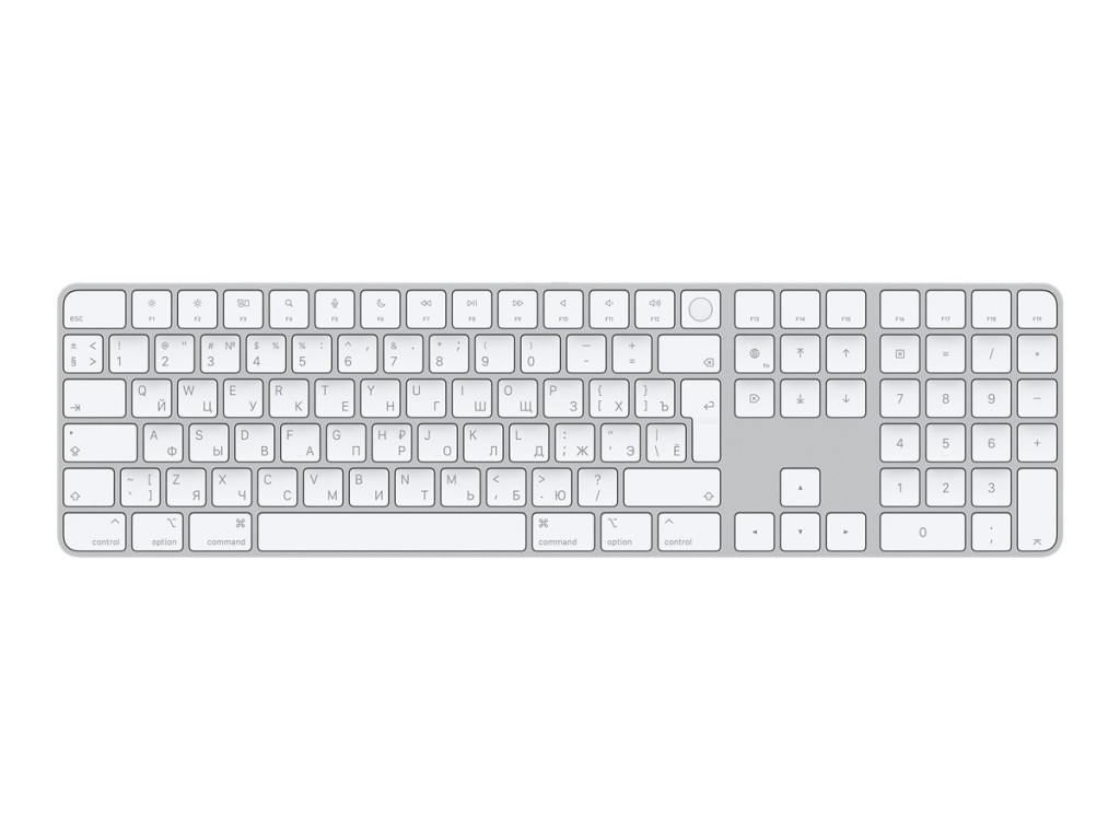 Magic Keyboard with Touch ID and Numeric Keypad for Mac computers with Apple silicon - Russian Apple
