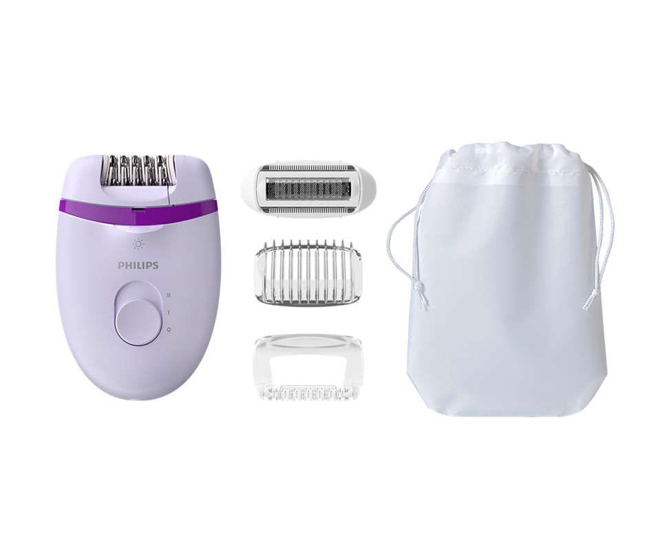 Philips Satinelle Essential Opti-valgus säärtele Juhtmega kompaktne epilaator