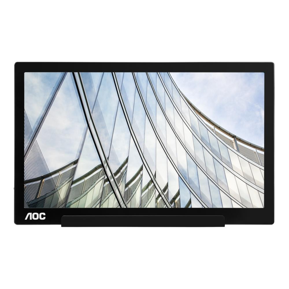 AOC 01 Series I1601FWUX PC lamekuvar 39,6 cm (15.6") 1920 x 1080 pikslit Full HD LED Hõbe, Must