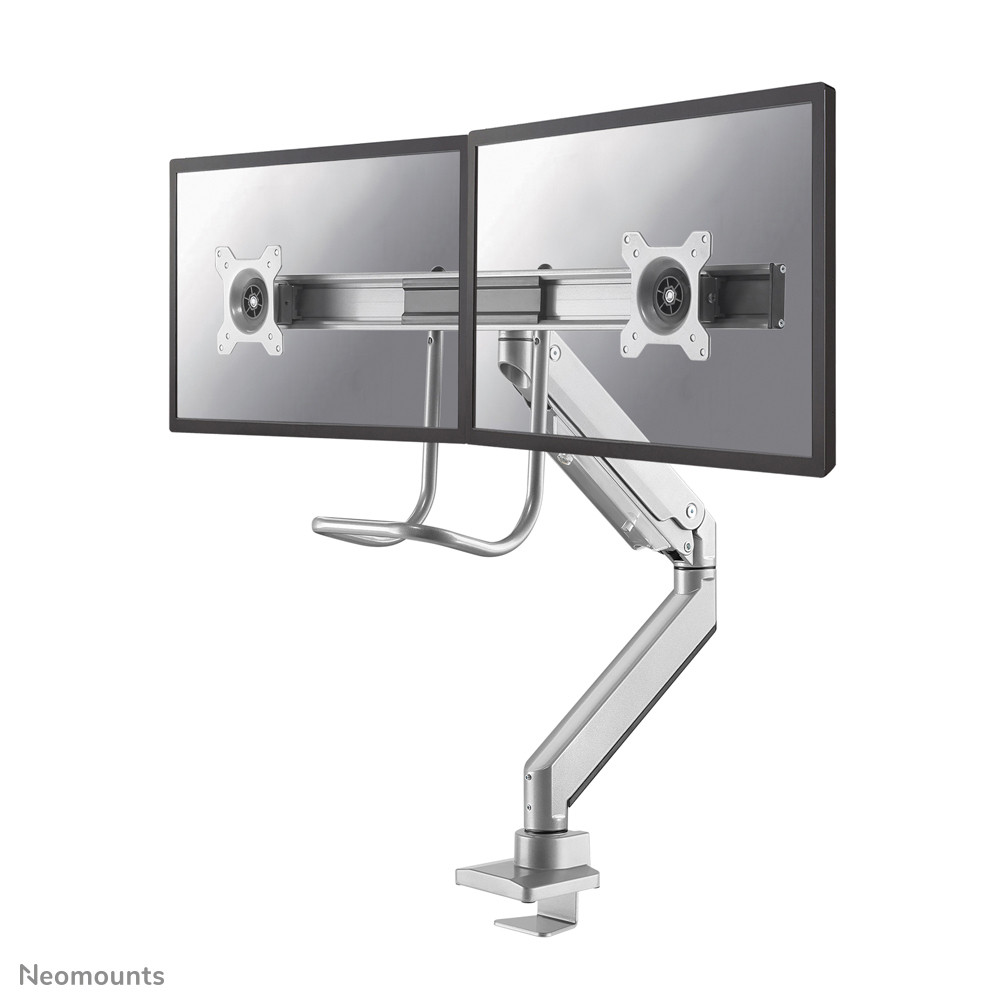 Neomounts NM-D775DXSILVER monitori kinnitus ja alus 81,3 cm (32") Hõbe Laud