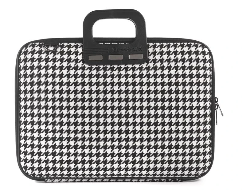 Sülearvuti kott Bombata Pied de Poule 15,6”, must