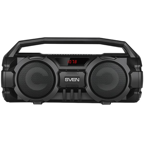 Speaker SVEN PS-415, black (12W, Bluetooth, FM, USB, microSD, LED-display, 1500mA*h); SV-019631