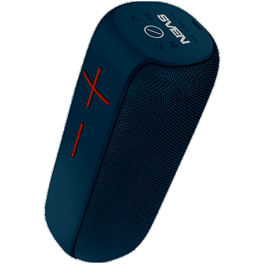 Speaker SVEN PS-295, blue (20W, Waterproof (IPx6), TWS, Bluetooth, FM, USB, microSD, 3000mA*h); SV-020200