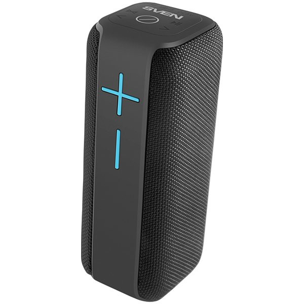 Speaker SVEN PS-205, black (12W, Waterproof (IPx6), TWS, Bluetooth, FM, USB, microSD, 1500mA*h); SV-019761